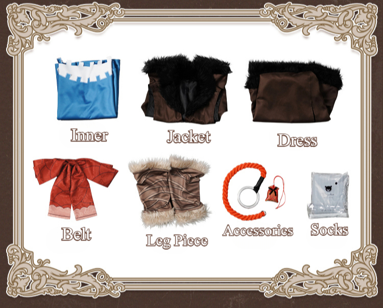[Wetrose] In Stock Holo Spice and Wolf Cosplay Costume Full Set コスプレ衣装