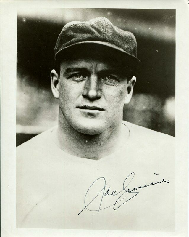 Joe Cronin Boston Red Sox HOF Autographed Signed 8x10 Photo Poster painting CFS COA