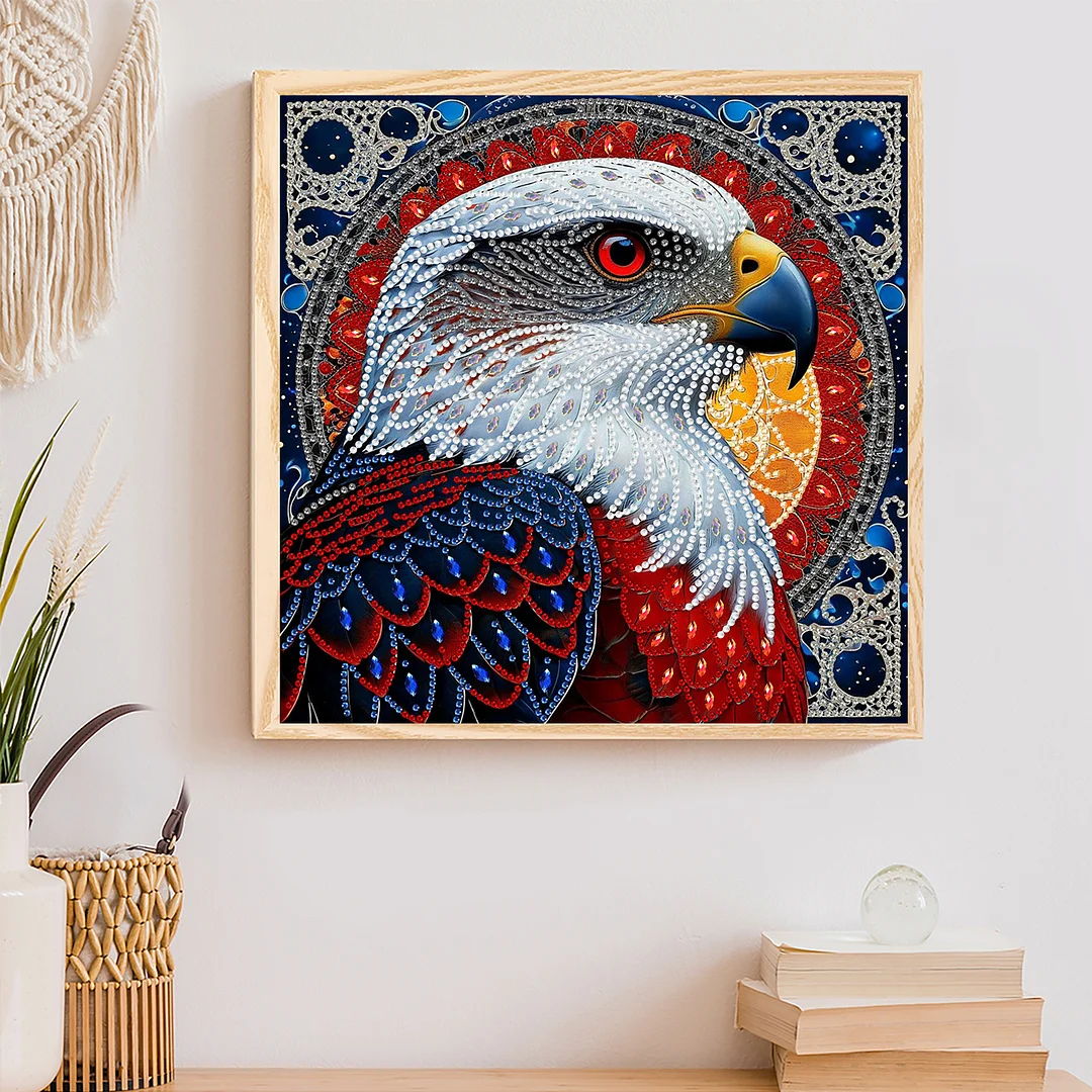 Eagle3 - Partial Special Shaped Drill Diamond Painting Kits (Canvas|30*30cm)