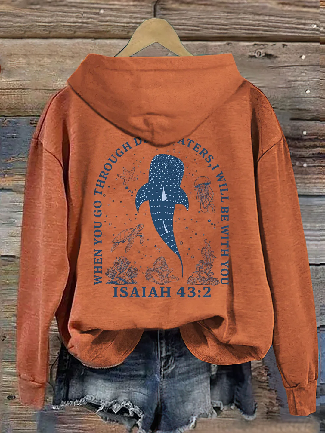 When You Go Through Deep Waters Hoodie