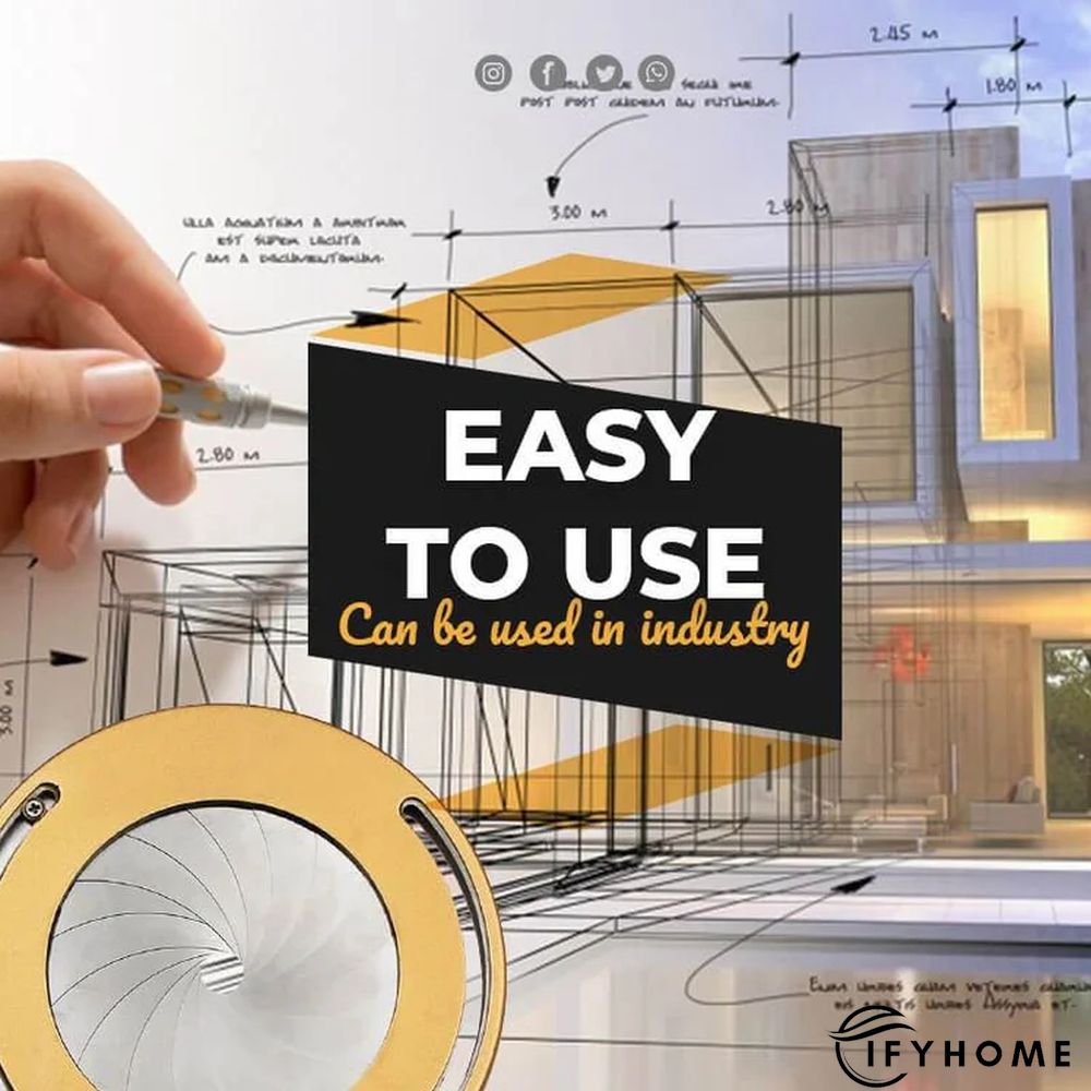 Measuring Round Compass Stretch Ruler | IFYHOME