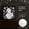 uk.everydayedeals DIY Pearl Painting With Frame - Handmade Self-Adhesive Pearls - Snowman(25*25cm)