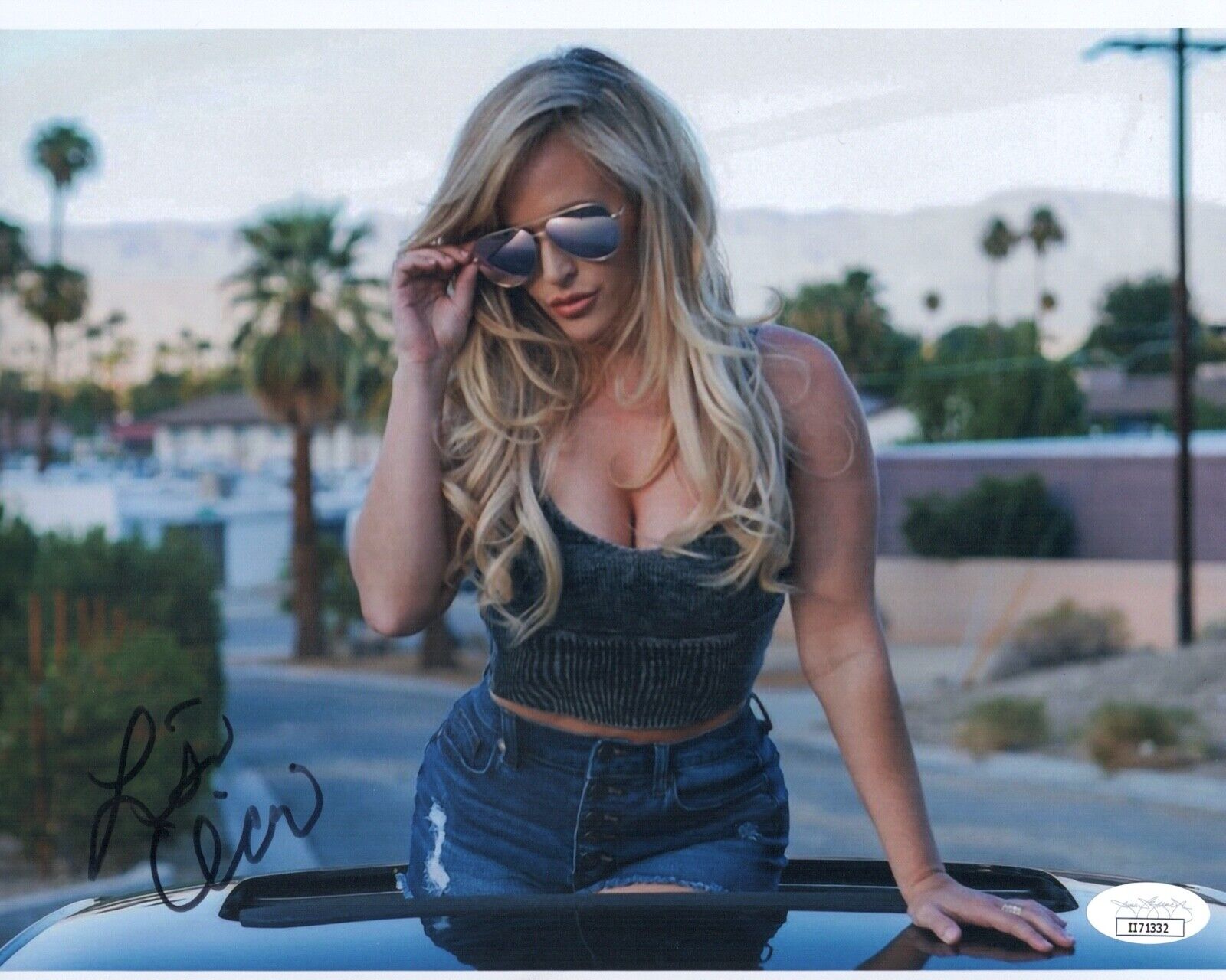 LISA CIARA Signed Hot SEXY Model 8x10 Photo Poster painting IN PERSON Autograph JSA COA Cert