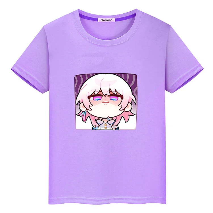 Honkai Star Rail March 7th Te-shirt 100% Cotton