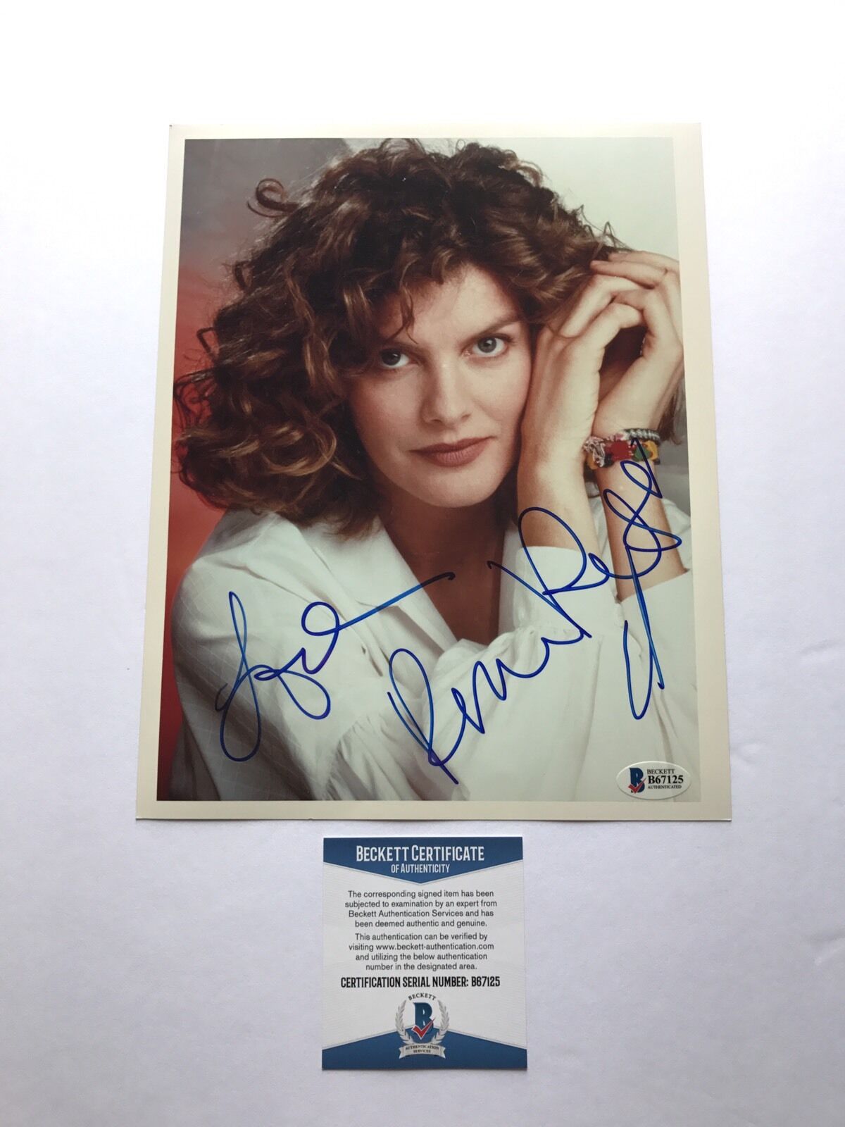 Rene Russo Hot! signed autographed 8x10 Photo Poster painting Beckett BAS Cert