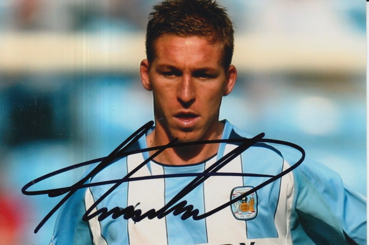 COVENTRY CITY HAND SIGNED FREDDY EASTWOOD 6X4 Photo Poster painting 2.
