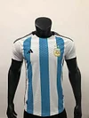 2022 FIFA World Cup Player Version Argentina National Team Home Jersey