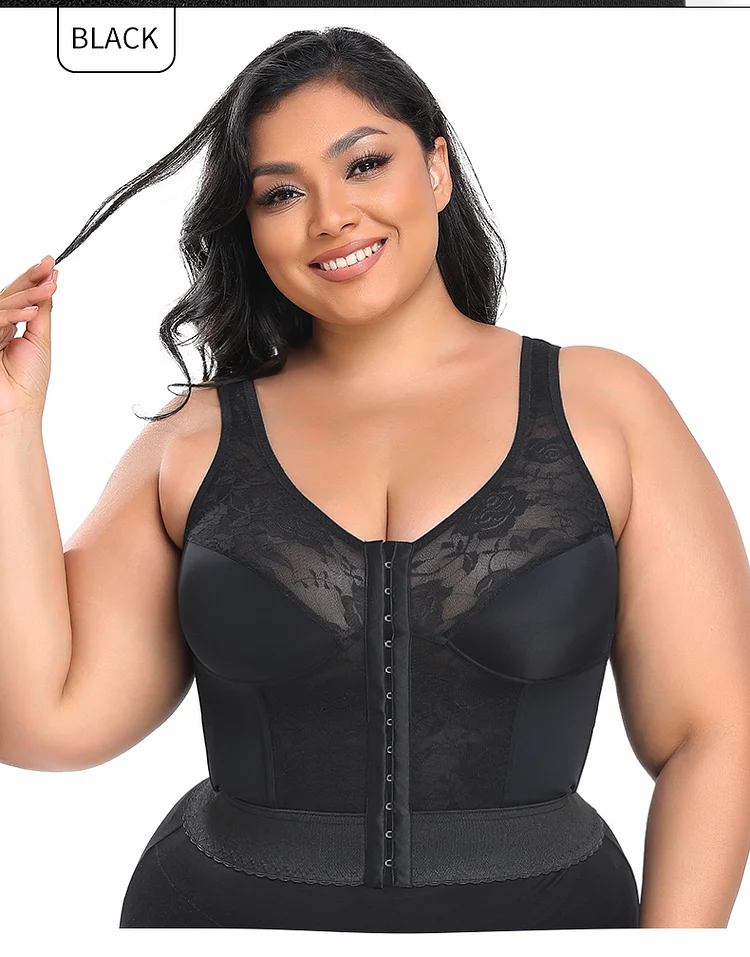 Plus Size Double Layer Mesh Bra