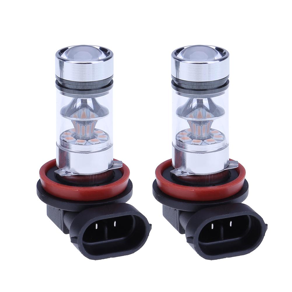 

2pcs 100W Fog Lights H8/H11 20SMD 100W LED Fog Lamps Bulbs, 501 Original