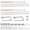 [US Local Warehouse] 2 Set Pocket Door Frame Kits with 220LBS Two-Way Soft-Close Mechanism Hidden Door Kit Sliding Hardware Smoothly and Quietly Easy to Install (24-36x80in)