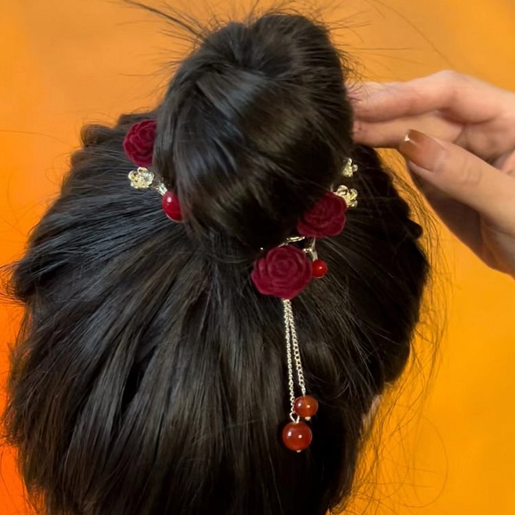 Rose Claw Hair Clip KERENTILA