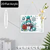 Acryl Schneemann Wandröhre Vase - 5d DIY Handwerk Anhänger
