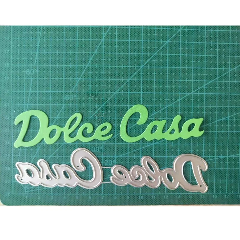 Buon Natale Set Metal Cutting Dies Letter Die Cut Christmas Stencil Scrapbooking Embossing 2019 New Craft Stamps And Dies