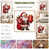 Christmas Full 11CT DIY Stamped Cross Stitch Kits for Adults 40x40cm tapestrymarket