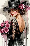 Luxury AB Velvet Diamond Painting Kit - Beauty