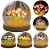 Artificial Tulip Flower Night Light Bedside Lamp LED Night Lamp Christmas Gifts