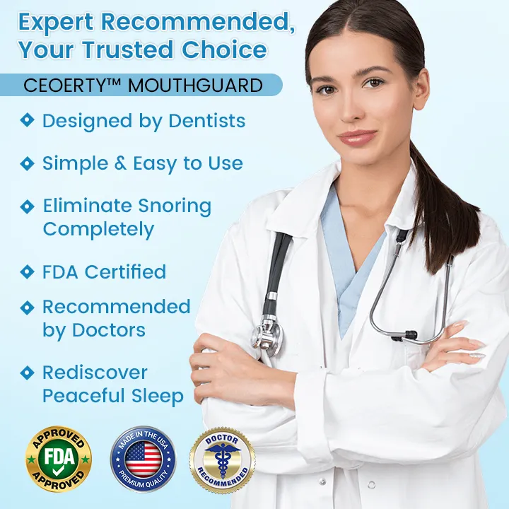 🌙 SILENT NIGHTS, STRONG TEETH! 🦷 QIAWI&trade; Anti-Snoring Guard 🔵✨