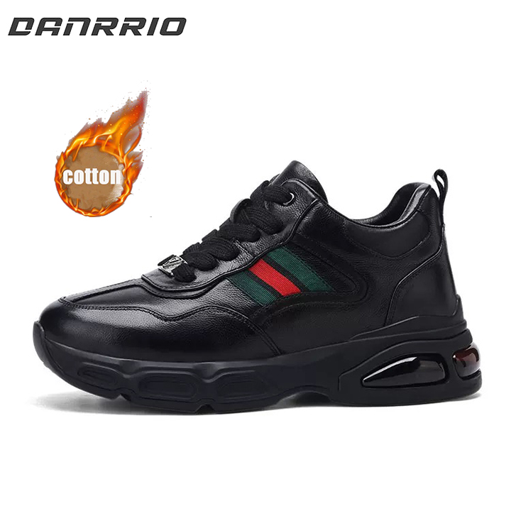 DANRRIO Leather Cashmere Warm Casual Sports Shoes | Cowhide Cotton Shoes DANRRIO.COM DANRRIO