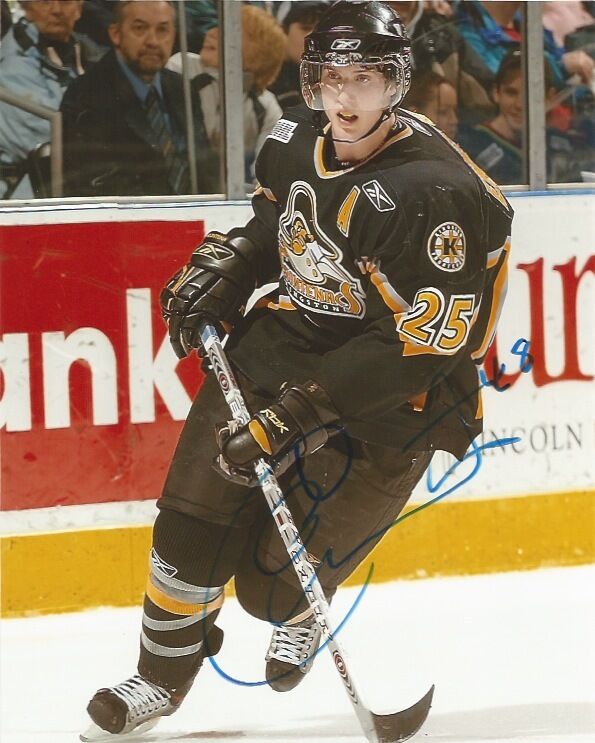 Kingston Frontenacs Cory Emmerton Signed Autographed 8x10 Photo Poster painting COA A