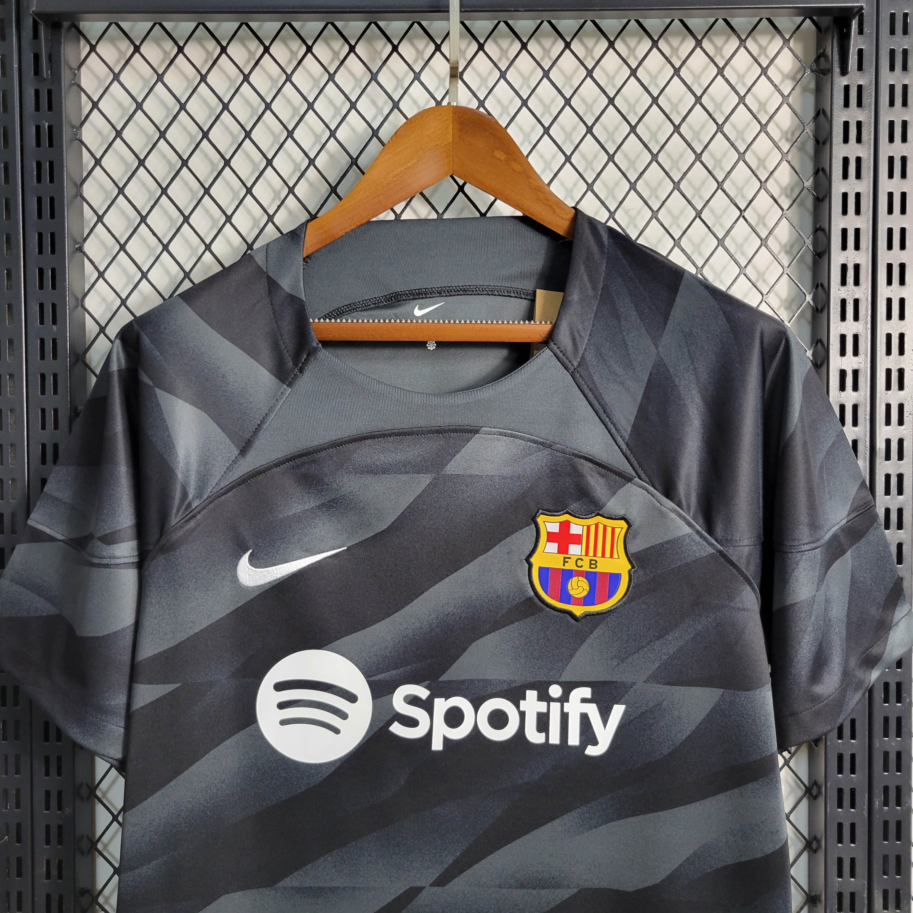 2023 2024 Barcelona Goalkeeper Black Football Shirt 1:1 Thai Quality