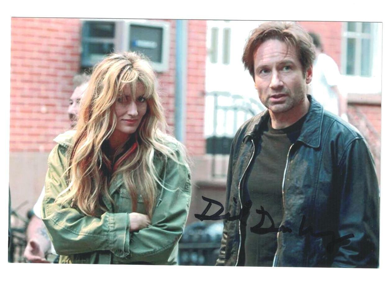 David Duchovny Signed Autographed 4 x 6 Photo Poster painting Actor The X-Files B