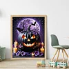 Halloween Pumpkin-11CT Stamped Cross Stitch 40*50cm