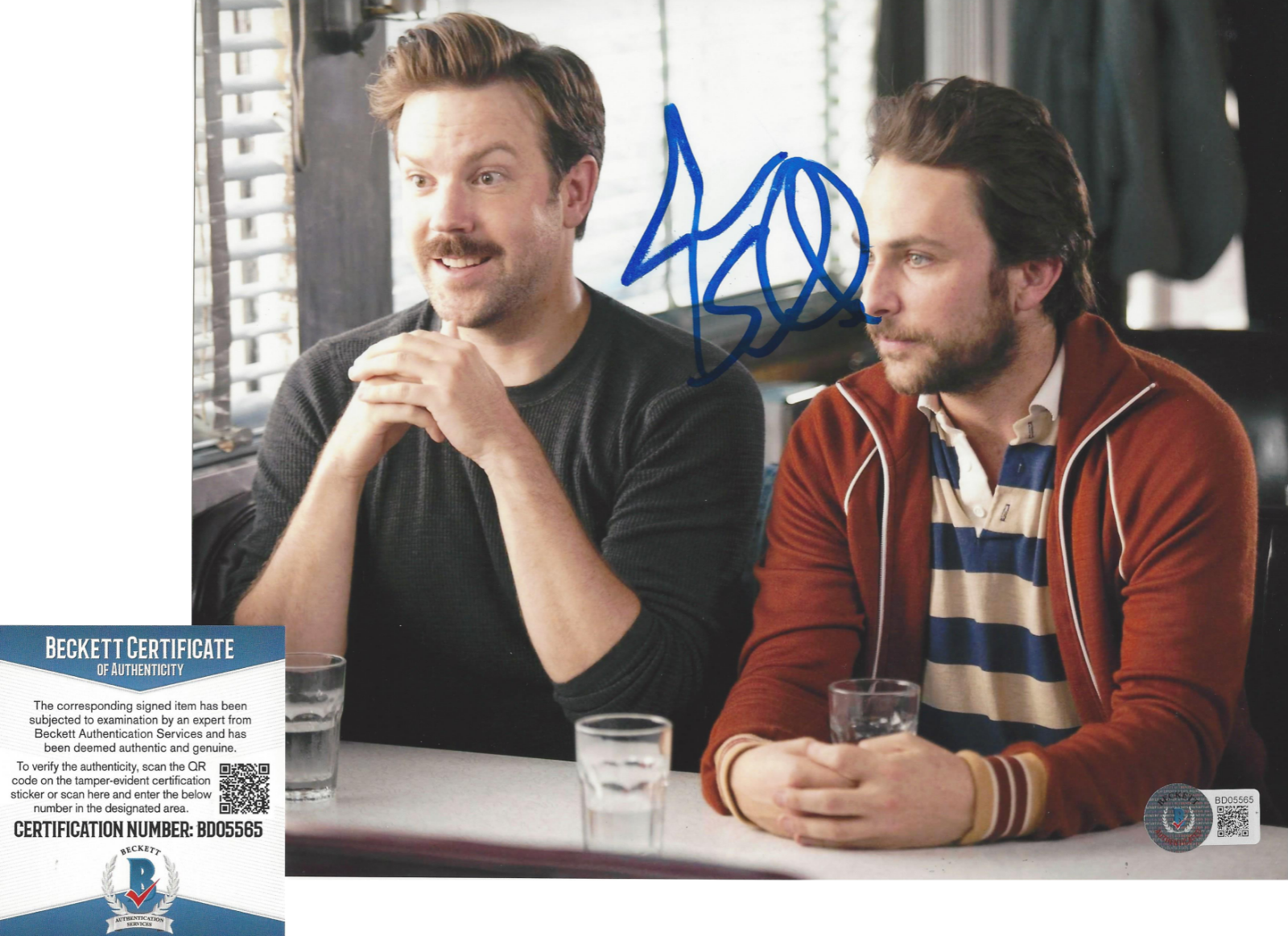 JASON SUDEIKIS SIGNED 'HORRIBLE BOSSES' 8x10 MOVIE Photo Poster painting G ACTOR BECKETT COA BAS