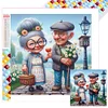 Old Couple-Full Square Diamond Painting(35x35cm)