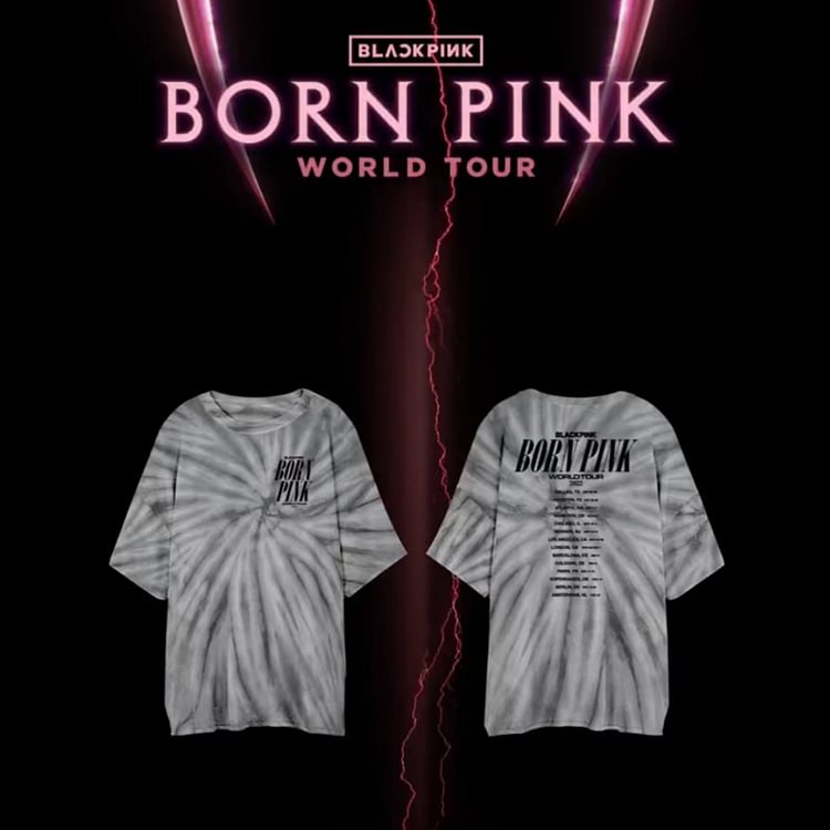 born pink tie dye shirt