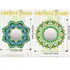 2pcs/set DIY Flowers Hanging Mirror Diamond Art Wall Door Decoration Kit
