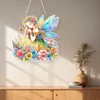 Diamond Painting Acrylic Wreath Elf Hanging Diamond Art Kits Wall Door Decoration
