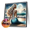 Diamond Painting -DIY Full Round Drill Mermaid(40*40 CM)