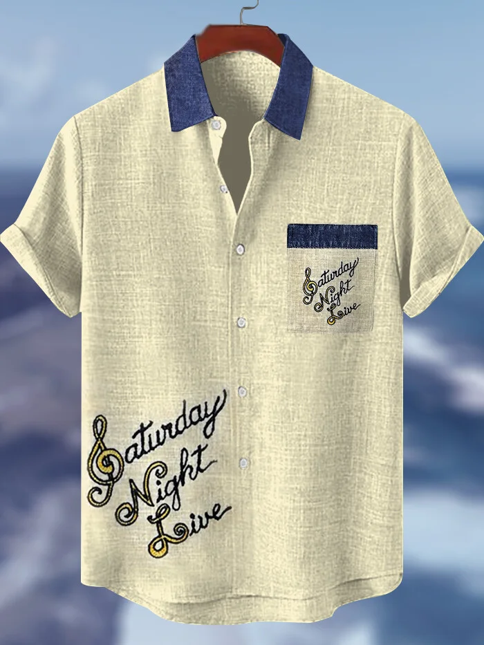Men's Saturday Night Live Art Print Shirt