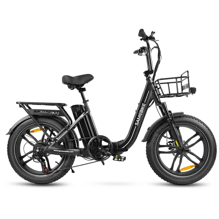 SAMEBIKE C05 Pro 20 inches 36V 13Ah Battery 500W Motor Max Speed 35KM/H  Step-through Foldable Fat Tire Ebike
