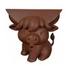 3D Printed Highland Cow Sponge Holder with Drainage Kitchen Sink Organizer Funny Sponge Stand for Kitchen Sink and Home Decor