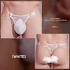 Men's Low-Rise Sexy Underwear Ultra-Thin Seamless Sdjustable Lace Thong