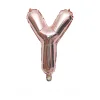 20PCS English Letters 16" Aluminum Film Golden Silver Rose Gold Balloons Birthday Party Decor