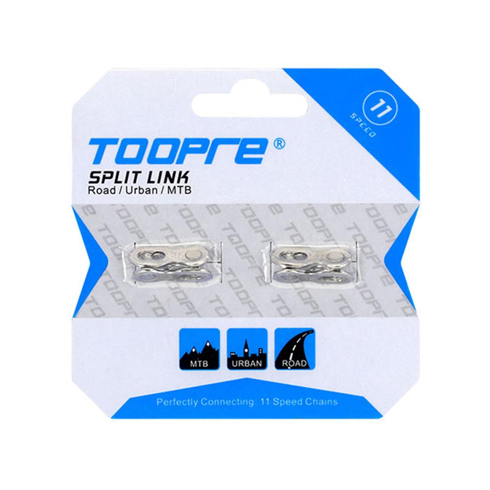 

TOOPRE 2 Pairs Bicycle Chain Link Connector MTB Bike Master Links (11S), 501 Original