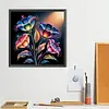 Diamond Painting -5D Full Round Drill Neon Tulip(40x40cm-Box Packagin)