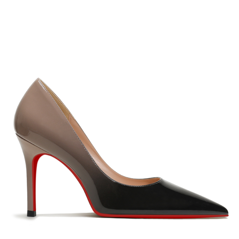 Classic 3.5" Middle Heels Red Bottom Shoes Women Daily  Pumps-MERUMOTE