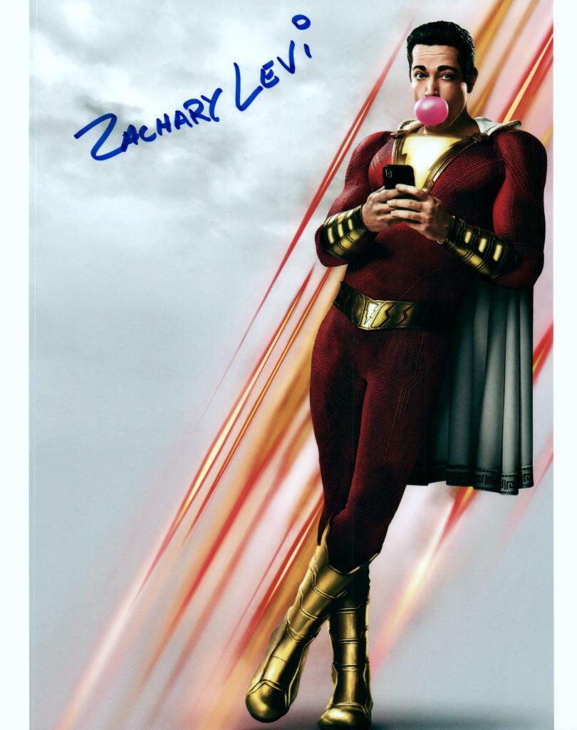 Zachary Levi Shazam autographed 8x10 Picture signed Photo Poster painting and COA