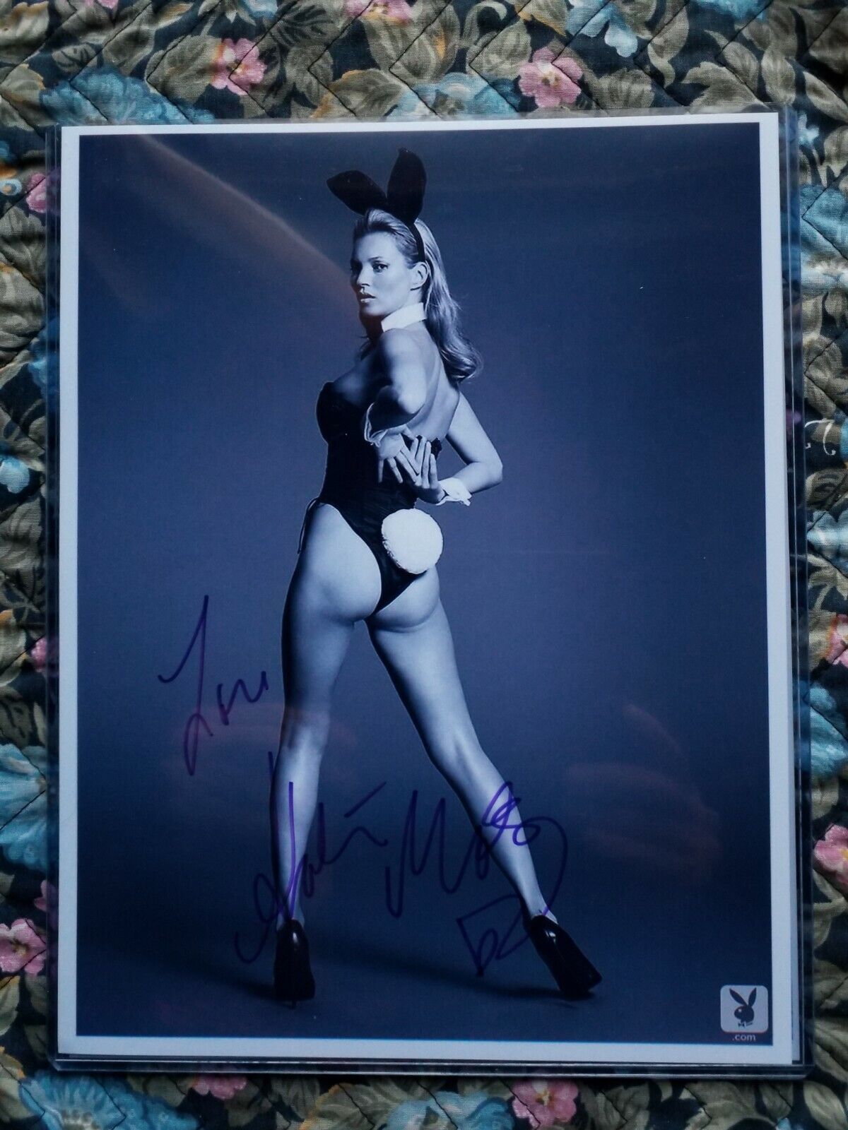 Kate Moss Authentic Signed Autographed 8.5 x 11 Photo Poster painting Sexy Model