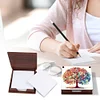 Tree Of Life Diamond Painting Notecard Box Gem Art Sticky Note Holder for Adult