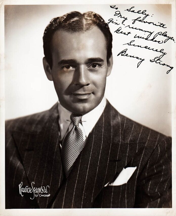 Handsome Vintage BENNY STRONG Signed Photo Poster painting