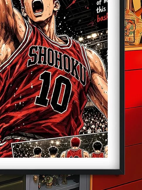 Sakuragi Hanamichi Painting - Slam Dunk | BLK Studio