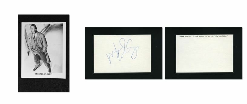 Michael Whaley - Signed Autograph and Headshot Photo Poster painting set - Retiring Tatiana