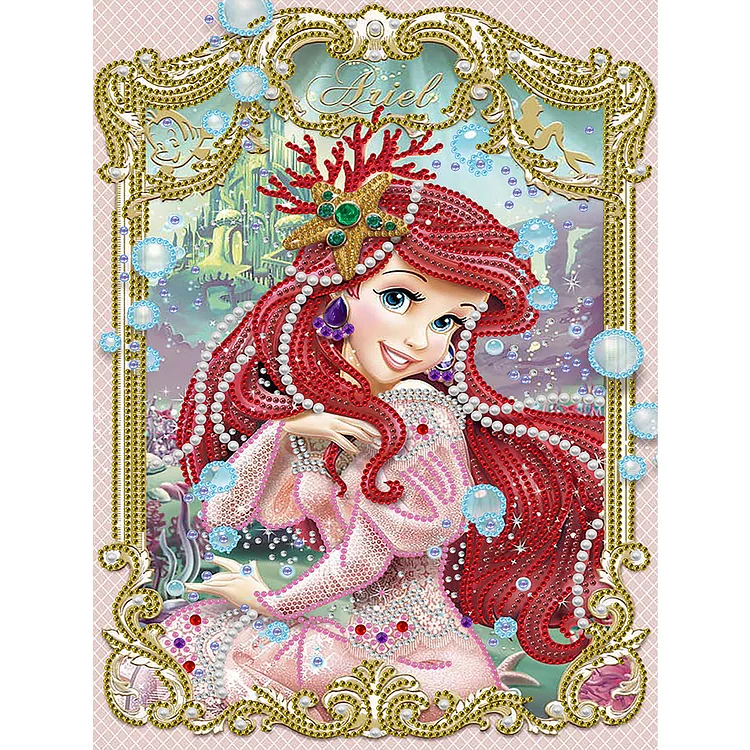 Special-shaped Diamond Painting - Disney Princess - 30*40CM