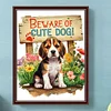 Beagle - Rundbohrer Diamantmalerei - 30*40cm