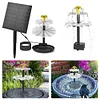3 Tiered 3.5W Fountain Pump Multifunction Solar Bird Bath Fountain for Bird Bath