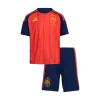 Spain Home World Cup Kids Soccer Jerseys Kit 2026